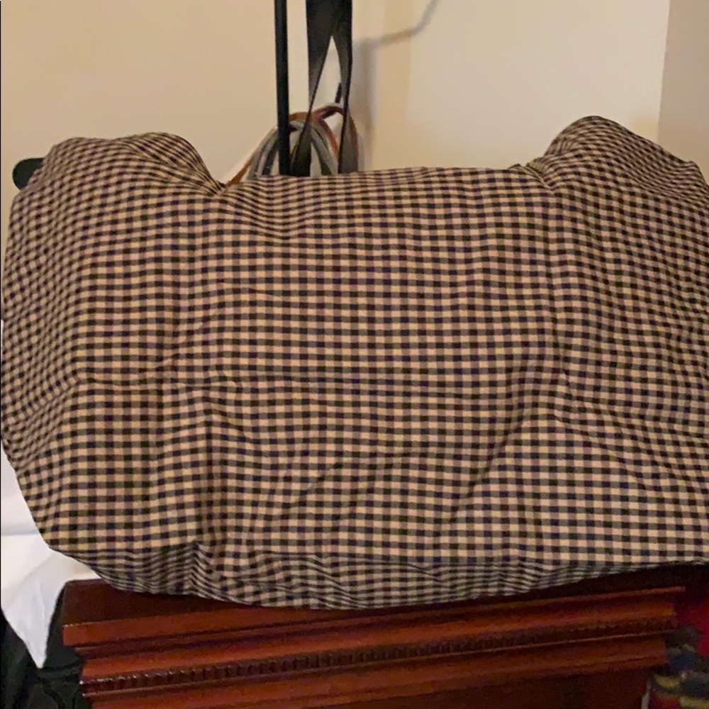 Longaberger fold up lightweight travel tote - Picture 2 of 4